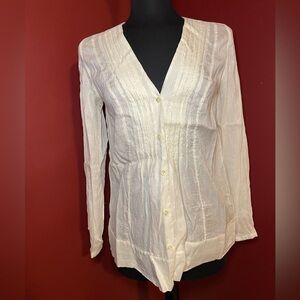 J Jill Long Sleeved Button Down Shirt
